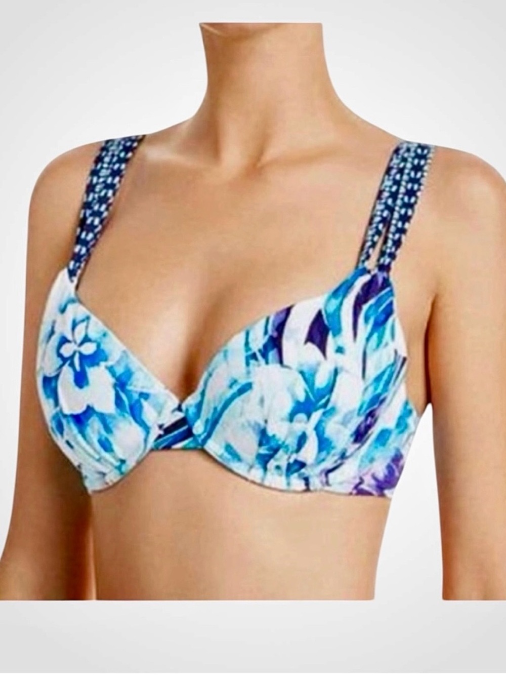 Tommy Bahama Aquapetals OTS Loop Strap Bra, 34D